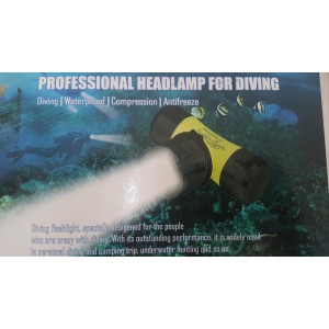 professional headlamp for diving sualtı kafa feneri